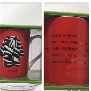 Red Kate Spade Coffee Mug Lenox